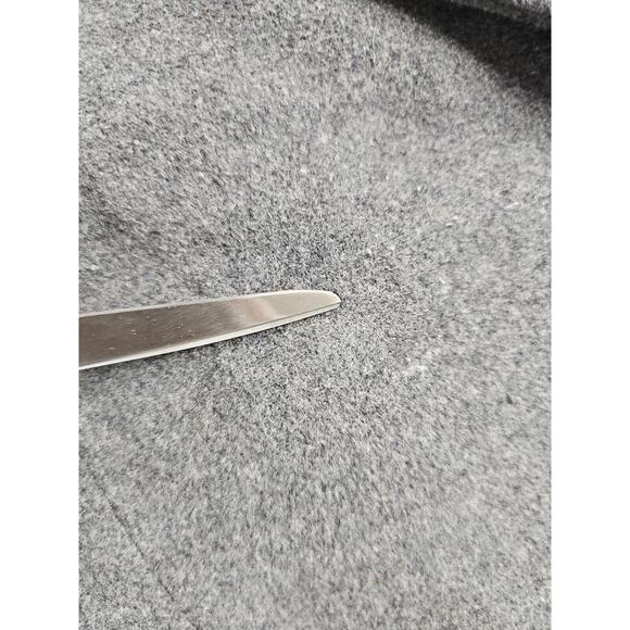 Marvin Richards Gray Wool Cashmere Blend Long Coat Size 12 Vintage Old Money - Picture 11 of 12